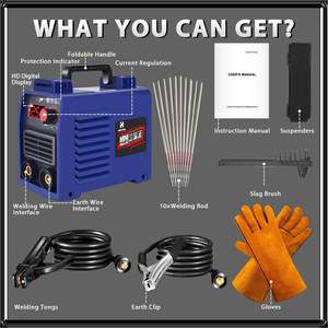 Saldatrice ad Arco Inverter Portatile ad Alta Efficienza Corotc, Ingresso 220V, 20-250A, Attrezzatura per Motori DC, Saldatori ad Arco Manuale - Product Image 5