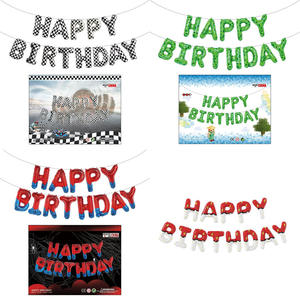 Ensemble de ballons de dessin animé de 16 pouces d'épaisseur pour <span class=keywords><strong>Minecraft</strong></span>, décorations de ballons d'<span class=keywords><strong>anniversaire</strong></span> SpiderMan - Product Image 6