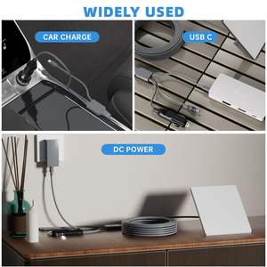 شاحن سيارة صغير 3 في 1 من Starlink كابل طاقة تيار مستمر + محول ولاعة سجائر 12 فولت-48 فولت Starlink صغير 3 في 1 إلى كابل طاقة تيار مستمر - Product Image 5