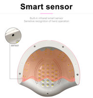 SML nouveau Style haute puissance 146W manucure professionnelle pédicure UV LED lampe à ongles sèche-lumière pour la maison et le salon