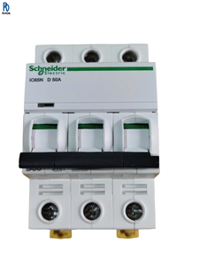 Interruptor de Circuito en Miniatura IC65N 3P D50A, Interruptor de Sobrecarga de 3 Polos, 50A, Curva D, Bajo Voltaje, Distribución de Energía - Product Image 1