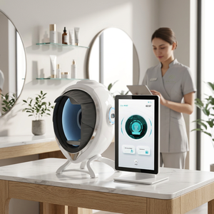 Machine d'analyse de la peau et des cheveux par IA, technologie de topographie 3D |   Détecte l'acné, les rides et l'hydratation |   Utilisation commerciale, compatible avec la prise américaine - Product Image 1