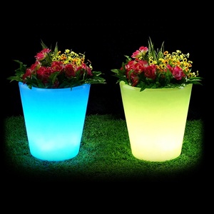 Maceta Moderna de Plástico con Luz LED Decorativa, Luz LED para Jardín, Maceta de Plástico Iluminada, <span class=keywords><strong>Mini</strong></span> Macetas de Plástico - Product Image 5