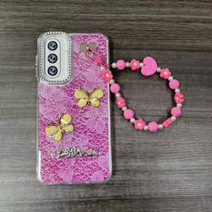 <span class=keywords><strong>Cover</strong></span> per Telefono in TPU con Glitter e Catena a Farfalla per Samsung A56 A36 A17 A16 A07 A06 e <span class=keywords><strong>OPPO</strong></span> A6X RENO15 <span class=keywords><strong>A5</strong></span> A5X F31, Custodia Posteriore per Ragazze - Product Image 2