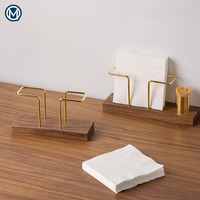 Porte-serviettes en bois massif pour restaurant, support de serviettes de table multifonctionnel, boîte à cure-dents, porte-serviettes