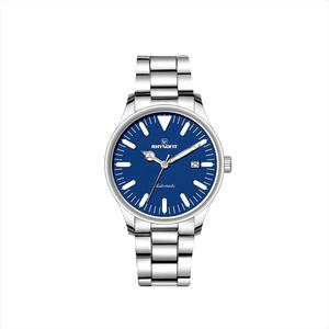 Montre mécanique automatique pour homme, finition polie miroir, mouvement Miyota 9015, boîtier en acier inoxydable 316L, boucle à ardillon - Product Image 1