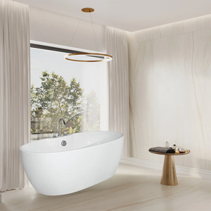 YIDA moderna in acrilico Freestanding vasca da bagno per adulti vasca da bagno vasca idromassaggio - Product Image 6