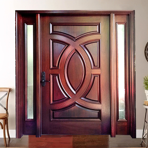 Puerta Principal Doble de Lujo, Diseño Exterior de <span class=keywords><strong>Madera</strong></span> - Product Image 2
