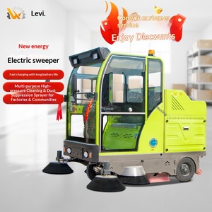 Warehouse Vacuum Cleaning Road Cleaning Vehicle Driving Industrial Factory Workshop - Product Image 2