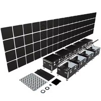 Écran LED P3.91 extérieur 500 x 500 mm ou 500 x 1000 mm pour location de scène ou publicité