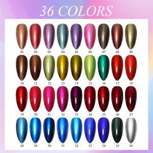 Imtiti thiết kế 36 màu <span class=keywords><strong>chrome</strong></span> Gel Nail Polish kim loại gel hiệu ứng gương sơn UV <span class=keywords><strong>Chrome</strong></span> Nail Gel Polish cho Diy ứng dụng - Product Image 2