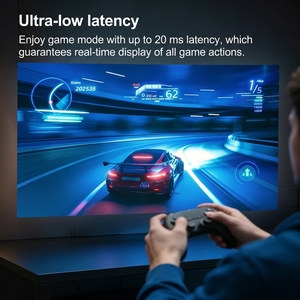 โปรเจคเตอร์เลเซอร์ XGIMI AURA 2 UST ระบบปฏิบัติการ Android TV ความละเอียด 4K พร้อมลำโพง Harman/Kardon สำหรับโฮมเธียเตอร์ - Product Image 2