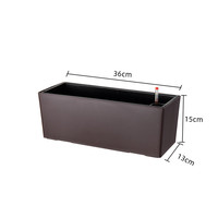 Pot de fleurs Lily en plastique durable, auto-arrosant, à suspendre au mur, pour plantes et fleurs de jardin