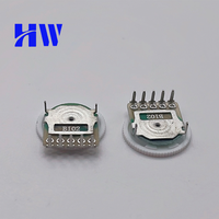 Potentiomètre DB-1001G 14x2mm 5 broches 10K Ohm à double cadran conique pour volume, potentiomètre à molette pour enregistreur