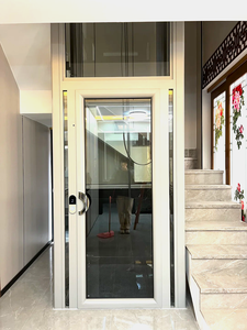 Lift Rumah Hidrolik Modern Konstruksi Aluminium Baja-<span class=keywords><strong>Elevator</strong></span> Rumah Hemat Energi Dilengkapi Kontrol Aplikasi Seluler Beban 400kg - Product Image 6