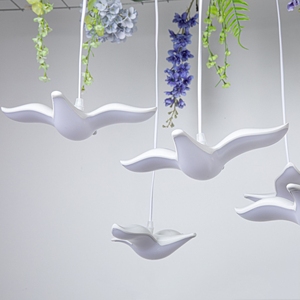 Lámpara Colgante Decorativa con 10 Cabezas de Gaviota, Luz Decorativa de Pájaro Volador Brillante para Decoración de Bodas y Escenarios - Product Image 5