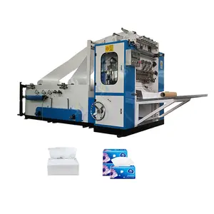 V Folding Soft 3 Lines Facial Tissue Paper Machine Niedriger Preis