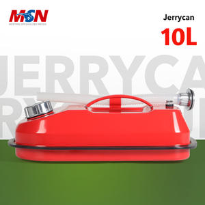 Jerrycan 10L en acier laminé à froid, bidon à carburant, conteneur de stockage de liquides, réservoir de carburant portable SM185 - Product Image 2
