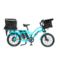 Vélo électrique à trois roues de 20 pouces avec support, 48V, en alliage, fabriqué en Chine, en promotion