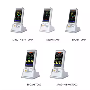 Dier Vitaal Teken Hond Huisdier <span class=keywords><strong>Ecg</strong></span> Analyzer Scanner Machine Draagbare Mini Multiparameter 3.5Inch Veterinaire Monitor <span class=keywords><strong>Ecg</strong></span> - Product Image 2