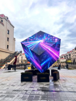 Panel de Pantalla LED 3D para Exteriores Controlado por Aplicación para Ciudades Inteligentes