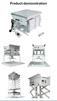 Système de levage de projecteur motorisé, système de descente électrique pour projecteur, pour équipement de présentation de bureau, extension de 1,5 mètre
