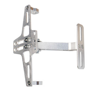 Cadre de plaque d'immatriculation personnalisable, pliable, en aluminium et acier inoxydable, usiné CNC, certifié ISO9001, pour <span class=keywords><strong>moto</strong></span> électrique - Product Image 5