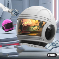 Nouvelle tirelire en forme de casque étrange, enroulement automatique de l'argent avec musique, cadeau de fête pour enfants, jouets OEM