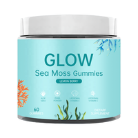Compléments alimentaires en gommes à la mousse de mer ACORN OEM pour adultes, santé intestinale, soutien digestif, immunité, gommes à la mousse de mer intestinale