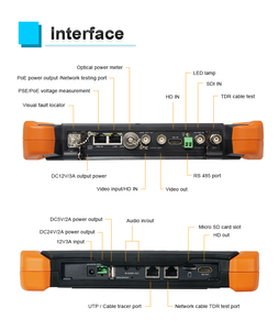 อุปกรณ์กล้องวงจรปิด8นิ้ว4พัน IP TVI CVI AHD Tester กล้อง Ip กล้องวงจรปิดทดสอบ - Product Image 2