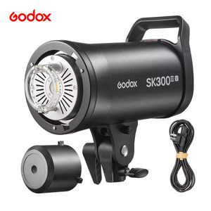 <span class=keywords><strong>Flash</strong></span> de studio professionnel Godox SK300IIIV, série de lampes pratiques avec panneau de contrôle amélioré pour studio photo et streaming - Product Image 1