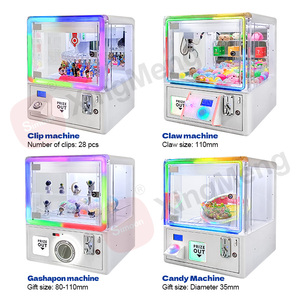 Mini Máquina de Garras para Llaveros, Máquina Expendedora de Cápsulas de Juguetes con Aceptador de Billetes - Product Image 2