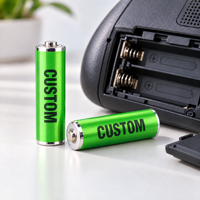 Batterie rechargeable AA Ni-MH 2500mAh 1.2V, cellule cylindrique pour télécommandes, électronique grand public, jouets, CE ROHS