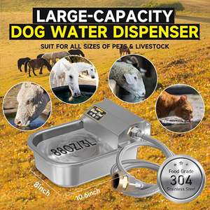 <span class=keywords><strong>Distributeur</strong></span> d'<span class=keywords><strong>eau</strong></span> automatique en acier inoxydable 304, abreuvoir pour petits et grands animaux, pour bovins, moutons, porcs - Product Image 6