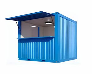 <strong>Mini</strong> Pop-up Shop Container <strong>Portable</strong> Coffee Bar Fast Food Stand and Outdoor Kiosk <strong>Booth</strong> for Small Businesses - Product Image 2