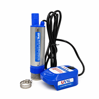 Pompe de transfert de carburant diesel basse pression UVAL Modèle 38 12V DC 30L/min en alliage d'aluminium portable double alimentation batterie 5AH OEM