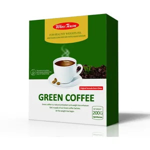 Private Label Natural Healthy Green Coffee For Weight Loss Slim Diet Ganoderma Green Coffee Instant Powder