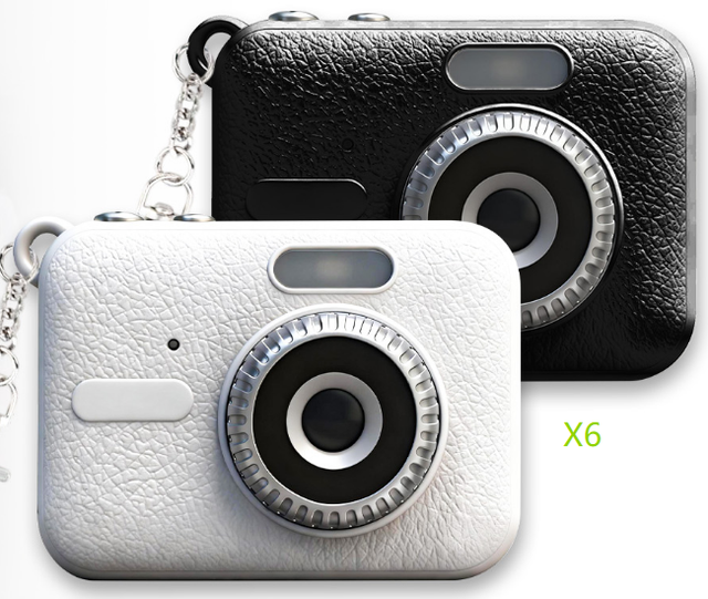 X6-1 1080P Compact Mini Camcorder Built in 11 Filters Lanyard-stylish CCD Digital Camera for Photography Travel
