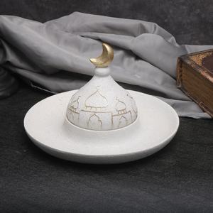 Productos de Ramadán directamente de fábrica, decoraciones Eid Mubarak, adornos de resina hechos a mano con forma de mezquita, castillo y estrellas para decoración de escritorio para Ramadán. - Product Image 2