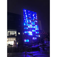 Panneaux d'affichage LED en film de verre transparent MILEC pour extérieur et intérieur, écrans à bande LED, luminosité 1000 cd, garantie 3 ans