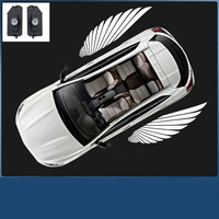 Pour mercedes-benz rétroviseur bienvenue lumière classe E/classe C Glb/Gle perruques lumière modifiée porte tapis atmosphère lumière