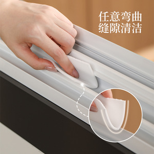 FaSoLa Point Break <b>Magic</b> <b>Sponge</b> Rectangle White Kitchen <b>Cleaning</b> Dishwashing Pad - Product Image 4