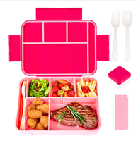 Boîte à lunch pour adultes Boîte à bento Boîtes à lunch étanches pour enfants Réutilisable On-the-Go Boîte à lunch saine pour la famille