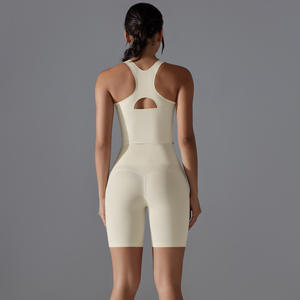 Ensembles de yoga sans couture en gros-leggings de contrôle du ventre taille haute et soutien-gorge de sport tenue d'entraînement 2 pièces pour la course à pied en salle de sport - Product Image 3