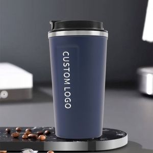 แก้วกาแฟสแตนเลสเก็บความร้อนพร้อมฝาปิดสำหรับรถยนต์และสำนักงาน รับผลิตจำนวนมากพร้อมโลโก้ตามสั่ง แสดงอุณหภูมิได้ - Product Image 3