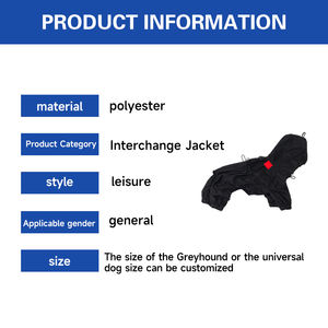 Pakaian hewan peliharaan produk pakaian jaket jaket harian jaket pakaian anjing mantel tahan air untuk Italia Greyhound - Product Image 6