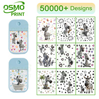 Nouvel Arrivage OSMO – Autocollants UV DTF Motif Princesse du Zodiaque 45ml pour Bouteilles Vaporisateurs – Décalcomanies de Transfert UV Petite Taille