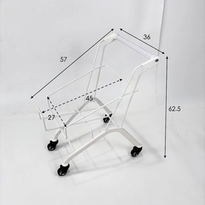 내구성 있는 플라스틱 어린이 쇼핑 바구니 트롤리 미니 슈퍼마켓 카트 (소매점용) - Product Image 4