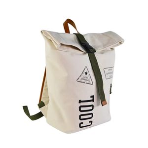 Fábrica de Bolsos Senda Vietnam, Servicio OEM/ODM, Mochila de Lona Vintage, Estilo Antiguo con Impresión Moderna, Diseño Original - Product Image 2