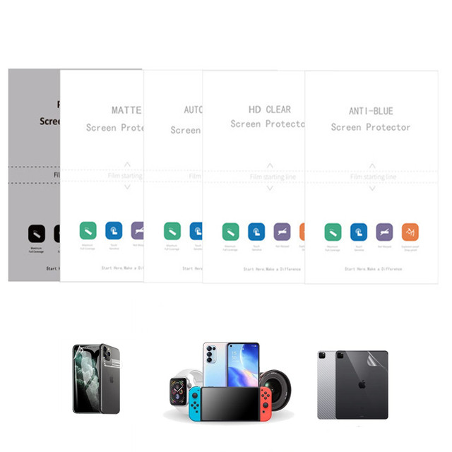 Clear/Matt/Anti-blue/Privacy/Automatic Repair Hydrogel Cutting Film Screen Protector Universal Film Cutting Machine